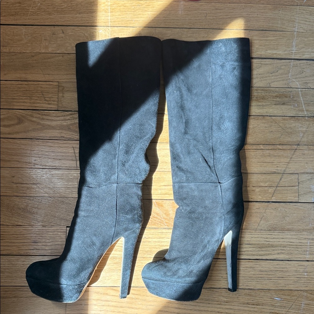 Sergio Rossi Platform Knee High Boots